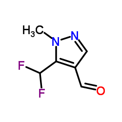 5-(difluoromethyl)-1-methylpyrazole-4-carbaldehyde CAS:1204298-70-3 第1张