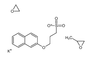 Potassium,2-methyloxirane,3-naphthalen-2-yloxypropane-1-sulfonate,oxirane Cas:120478-49-1 第1张