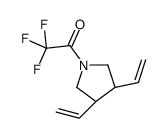 1-[(3R,4S)-3,4-bis(ethenyl)pyrrolidin-1-yl]-2,2,2-trifluoroethanone CAS:120568-87-8 第1张