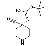 tert-butyl N-(4-cyanopiperidin-4-yl)carbamate