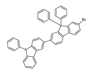 3-(7-bromo-9,9-diphenylfluoren-2-yl)-9-phenylcarbazole CAS:1207176-74-6 第1张