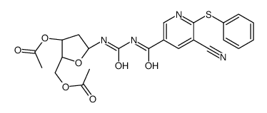 [(2R,5R)-3-acetyloxy-5-[(5-cyano-6-phenylsulfanylpyridine-3-carbonyl)carbamoylamino]oxolan-2-yl]methyl acetate