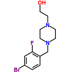 1-​Piperazineethanol, 4-​[(4-​bromo-​2-​fluorophenyl)​methyl]​-