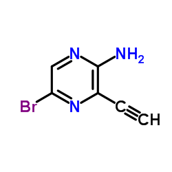 2-Amino-5-bromo-3-ethynylpyrazine