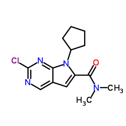 7H-Pyrrolo[2,3-d]pyriMidine-6-carboxaMide, 2-chloro-7-cyclopentyl-N,N-diMethyl- CAS:1211443-61-6 manufacturer price 第1张