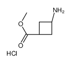 Methyl cis-3-aminocyclobutanecarboxylate hydrochloride (1:1)