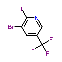 3-Bromo-2-iodo-5-(trifluoromethyl)pyridine