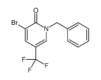 1-Benzyl-3-bromo-5-(trifluoromethyl)pyridin-2(1H)-one CAS:1215206-00-0 第1张