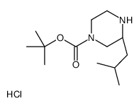 (S)-tert-Butyl 3-isobutylpiperazine-1-carboxylate hydrochloride