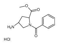 methyl (2S,4S)-4-amino-1-benzoylpyrrolidine-2-carboxylate,hydrochloride