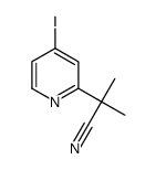 2-(4-Iodo-2-pyridinyl)-2-methylpropanenitrile