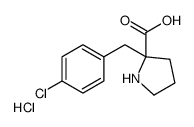 (2S)-2-[(4-chlorophenyl)methyl]pyrrolidine-2-carboxylic acid,hydrochloride