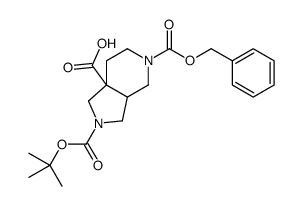 (3aR,7aS)-2-[(2-methylpropan-2-yl)oxycarbonyl]-5-phenylmethoxycarbonyl-1,3,3a,4,6,7-hexahydropyrrolo[3,4-c]pyridine-7a-carboxylic acid