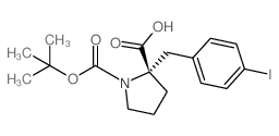 (S)-1-(tert-Butoxycarbonyl)-2-(4-iodobenzyl)pyrrolidine-2-carboxylic acid