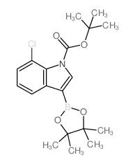 tert-Butyl 7-chloro-3-(4,4,5,5-tetramethyl-1,3,2-dioxaborolan-2-yl)-1H-indole-1-carboxylate