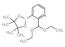 2-(1,1-Diethoxymethyl)pyridine-3-boronic acid pinacol ester