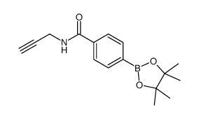 N-prop-2-ynyl-4-(4,4,5,5-tetramethyl-1,3,2-dioxaborolan-2-yl)benzamide CAS:1218790-49-8 第1张