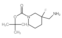 tert-butyl 3-(aminomethyl)-3-fluoropiperidine-1-carboxylate