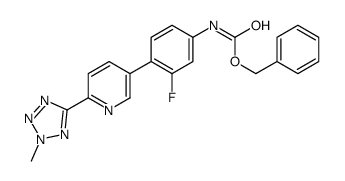 N-[3-Fluoro-4-[6-(2-Methyl-2H-tetrazol-5-yl)-3-pyridinyl]phenyl]carbaMic Acid PhenylMethyl Ester Cas:1220910-89-3 第1张
