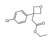 ethyl 2-[3-(4-chlorophenyl)oxetan-3-yl]acetate