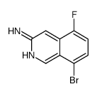 8-bromo-5-fluoroisoquinolin-3-amine CAS:1221974-48-6 第1张