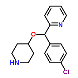 2-[(4-Chlorophenyl)(4-piperidinyloxy)methyl]pyridine Cas:122368-54-1 第1张