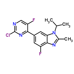 6-(2-chloro-5-fluoro-4-pyriMidinyl)-4-fluoro-2-Methyl-1-(1-Methylethyl)-1H-BenziMidazole Cas:1231930-42-9 第1张