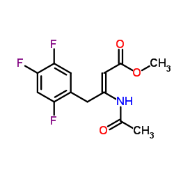 (2Z)-3-(Acetylamino)-4-(2,4,5-trifluorophenyl)-2-butenoic acid methyl ester CAS:1234321-81-3 第1张