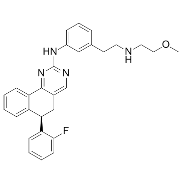 (R)-6-(2-fluorophenyl)-N-(3-(2-((2-methoxyethyl)amino)ethyl)phenyl)-5,6-dihydrobenzo[h]quinazolin-2-amine CAS:1234356-69-4 manufacturer price 第1张