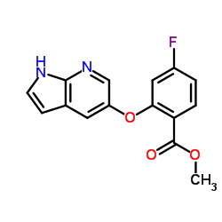Methyl 4-Fluoro-2-{1H-pyrrolo[2,3-b]pyridin-5-yloxy}benzoate Cas:1235865-75-4 第1张