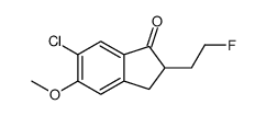 6-chloro-2-(2-fluoroethyl)-5-methoxy-indan-1-one