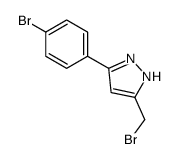 5-(bromomethyl)-3-(4-bromophenyl)-1H-pyrazole