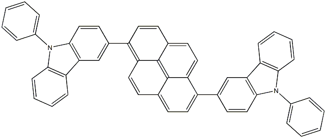 9H-Carbazole, 3,3'-(1,6-pyrenediyl)bis[9-phenyl-