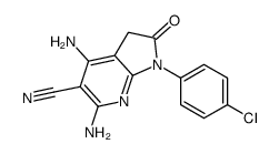 4,6-diamino-1-(4-chlorophenyl)-2-oxo-3H-pyrrolo[2,3-b]pyridine-5-carbonitrile