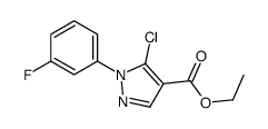 ethyl 5-chloro-1-(3-fluorophenyl)pyrazole-4-carboxylate