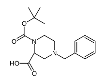 (R)-4-Benzyl-1-(tert-butoxycarbonyl)piperazine-2-carboxylic acid