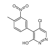 4-chloro-5-(4-methyl-3-nitrophenyl)-1H-pyridazin-6-one CAS:1245646-50-7 第1张