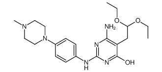 6-amino-5-(2,2-diethoxyethyl)-2-[4-(4-methylpiperazin-1-yl)anilino]-1H-pyrimidin-4-one