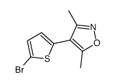 4-(5-bromothiophen-2-yl)-3,5-dimethyl-1,2-oxazole CAS:1245649-81-3 第1张