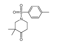 3,3-dimethyl-1-(4-methylphenyl)sulfonylpiperidin-4-one