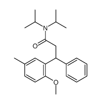 3-(2-methoxy-5-methylphenyl)-3-phenyl-N,N-di(propan-2-yl)propanamide