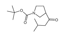 tert-butyl (3S)-3-(3-methylbutanoyl)pyrrolidine-1-carboxylate CAS:1251570-77-0 第1张