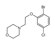 4-[2-(2-bromo-5-chlorophenoxy)ethyl]morpholine