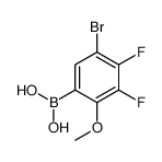 (5-Bromo-3,4-difluoro-2-methoxyphenyl)boronic acid CAS:1256346-43-6 第1张