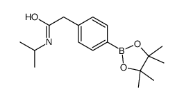 N-propan-2-yl-2-[4-(4,4,5,5-tetramethyl-1,3,2-dioxaborolan-2-yl)phenyl]acetamide