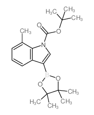 tert-Butyl 7-methyl-3-(4,4,5,5-tetramethyl-1,3,2-dioxaborolan-2-yl)-1H-indole-1-carboxylate