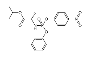 (S)-2-[(S)-(4-nitro-phenoxy)-phenoxy-phosphorylamino]propionic acid isopropyl ester