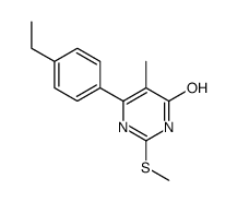 6-(4-Ethylphenyl)-5-methyl-2-(methylsulfanyl)-4-pyrimidinol