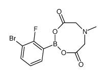 3-Bromo-2-fluorophenylboronic acid MIDA ester