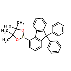 4-(4,4,5,5-Tetramethyl-1,3,2-dioxaborolan-2-yl)-9,9-diphenylfluorene Cas:1259280-37-9 第1张